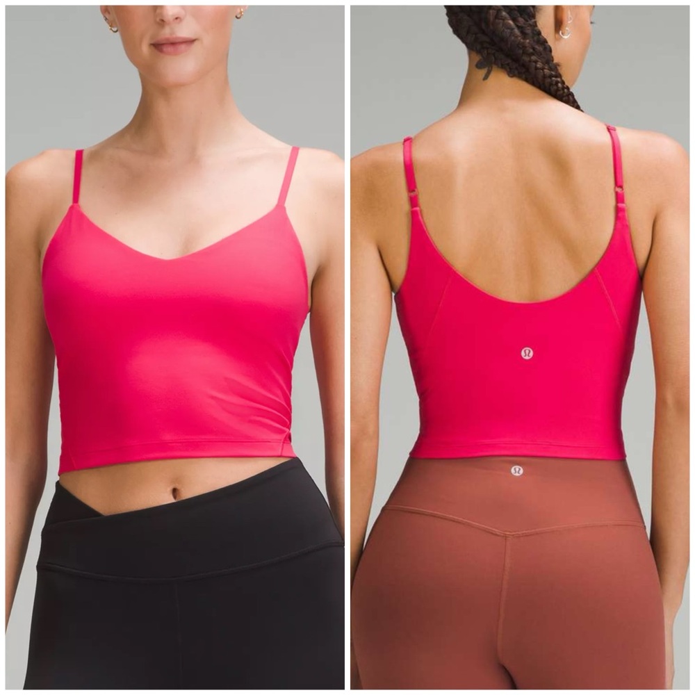 LULULEMON ALIGN CAMI A/B SIZE 10 in CHERRY MIST